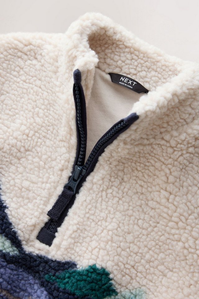 Next Fleecepullover Fleece mit Reißverschlussausschnitt (1-tlg) – Bild 4 von 5