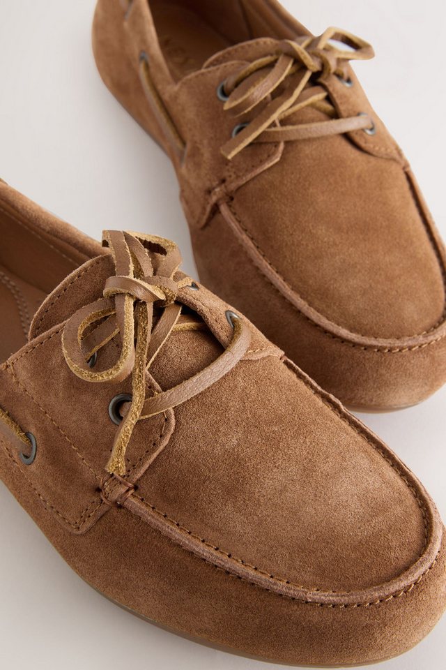 Next Forever Comfort® Bootsschuhe aus Leder, extra weit Bootsschuh – Bild 2 von 5