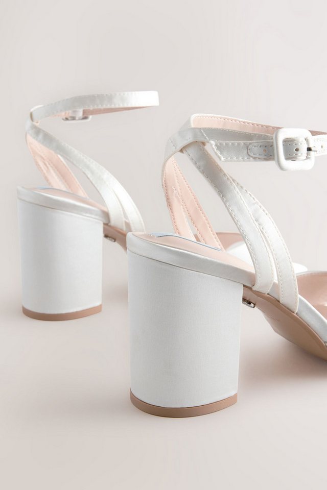 Next Forever Comfort® Brautsandalen mit Blockabsatz Sandalette – Bild 4 von 5