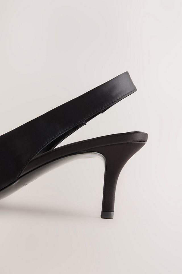 Next Forever Comfort® Slingbacks mit Schleife aus Satin Slingsandale – Bild 4 von 5