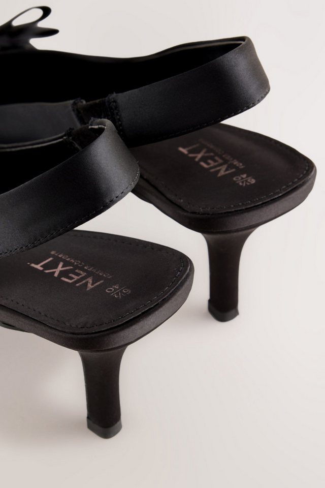 Next Forever Comfort® Slingbacks mit Schleife aus Satin Slingsandale – Bild 5 von 5