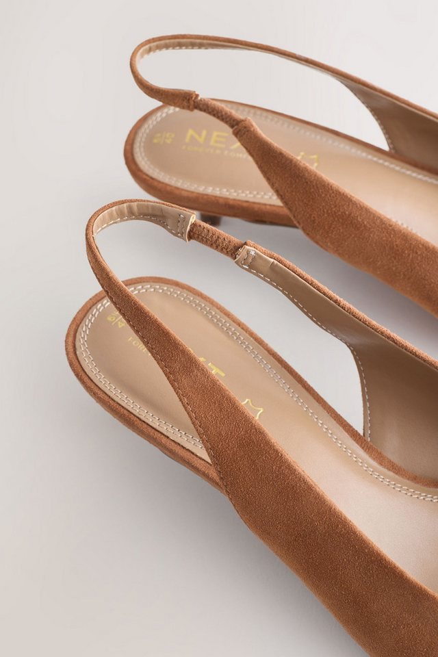Next Forever Comfort® spitze Slingbacks aus Leder Slingsandale – Bild 2 von 5
