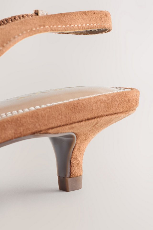 Next Forever Comfort® spitze Slingbacks aus Leder Slingsandale – Bild 4 von 5