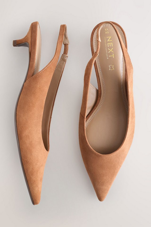 Next Forever Comfort® spitze Slingbacks aus Leder Slingsandale – Bild 5 von 5