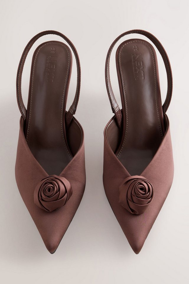 Next Forever Comfort® spitze Slingbacks mit Blumen Slingsandale – Bild 2 von 5