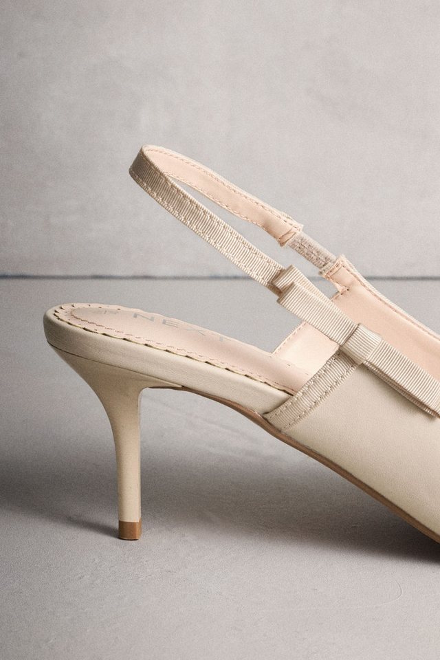 Next Forever Comfort® Spitze Slingbacks mit Schleife Slingsandale – Bild 3 von 5