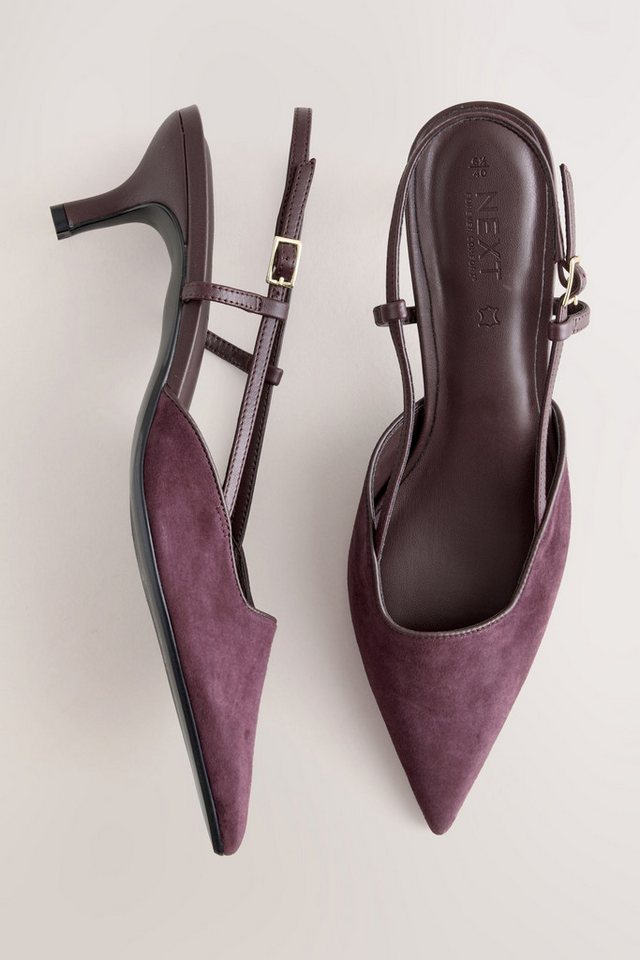 Next Forever Comfort® spitze Slingbacks mit V-Schnürung Slingsandale – Bild 5 von 5