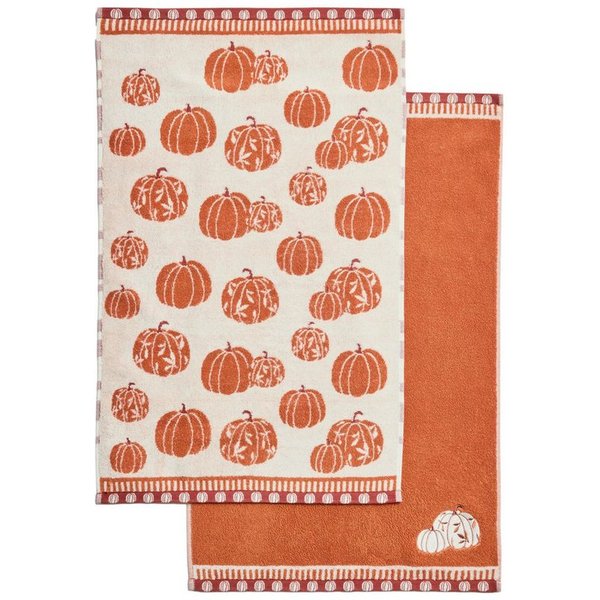 Next Handtuch 2er-Pack Handtücher, Herbstkürbis, (2-St)