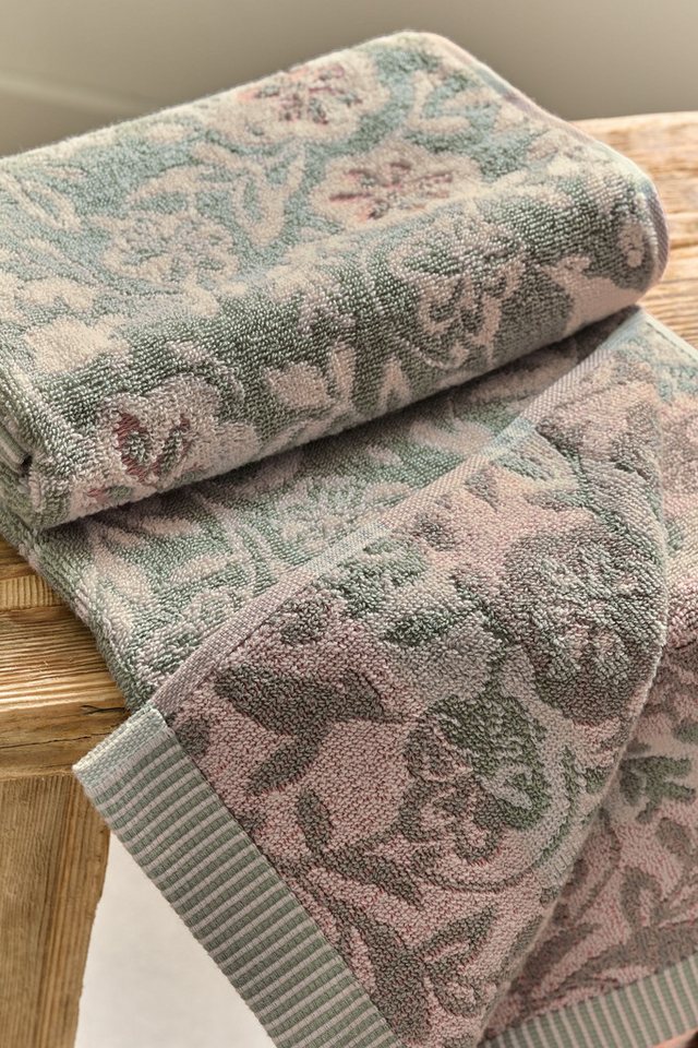 Next Handtuch Handtuch aus 100 % Baumwolle Blumenmuster, (1-St) – Bild 5 von 5