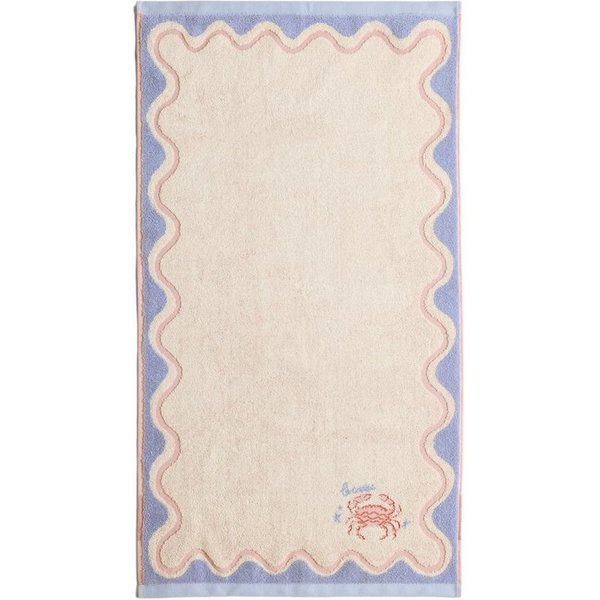 Next Handtuch Handtuch mit Stickerei, Krabbe, (1-St)