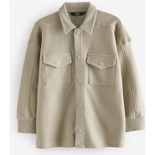 Next Hemdjacke Hemdjacke aus Jersey (1-St)