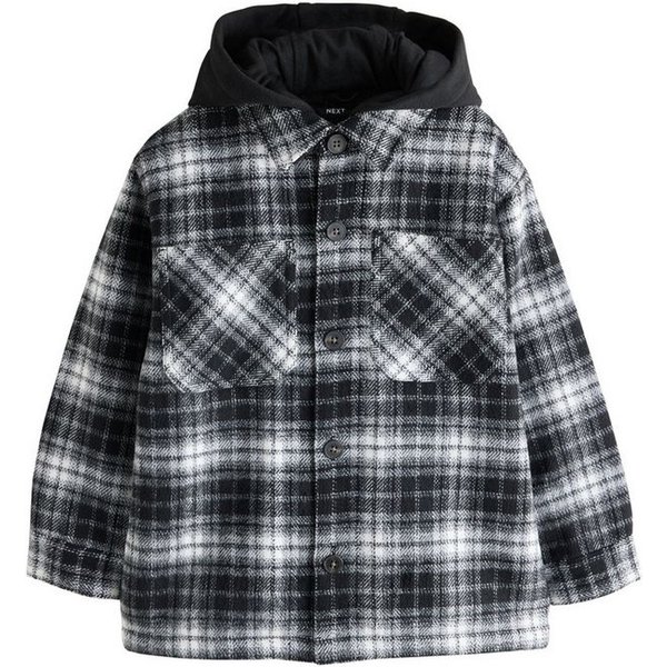 Next Hemdjacke Hemdjacke mit Kapuze und Teddyfutter (1-St)