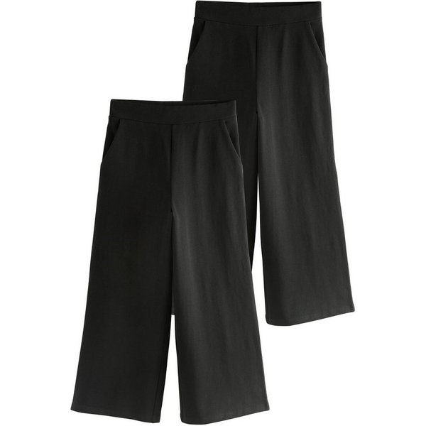 Next Jerseyhose Jersey-Hose mit weitem Bein, 2er-Pack (2-tlg)
