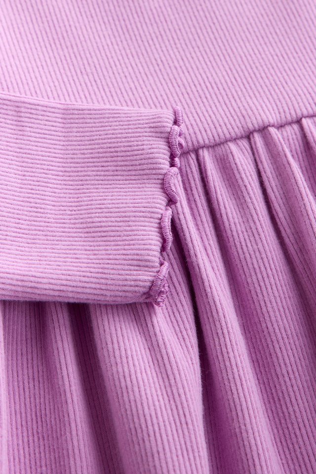 Next Jerseykleid Geripptes Langarmkleid (1-tlg) – Bild 4 von 5