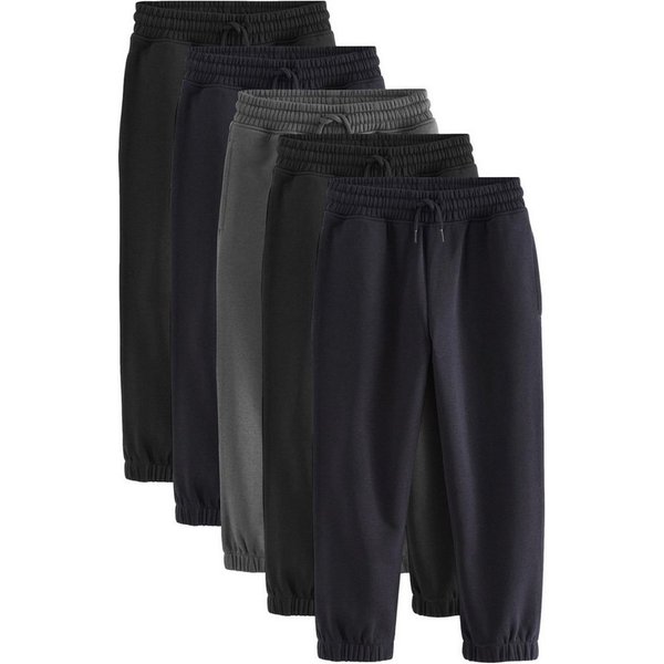 Next Jogginghose Basic-Jogginghose im Regular Fit, 5er-Pack (5-tlg)