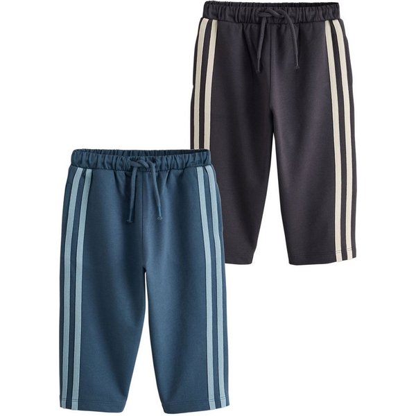 Next Jogginghose Jogginghose mit Seitenstreifen, 2er-Pack (2-tlg)