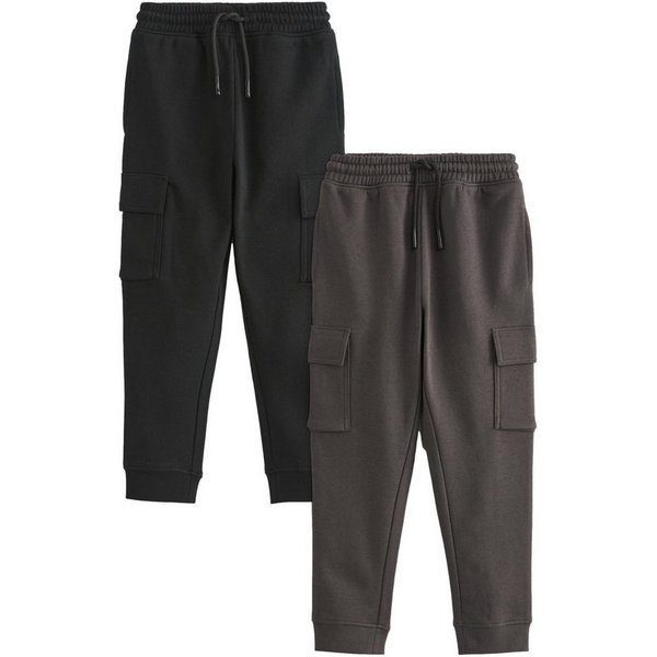 Next Jogginghose Slim Fit Cargo-Jogginghose, 2er Pack (2-tlg)