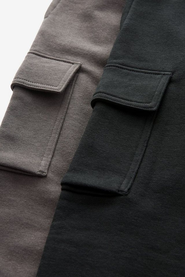 Next Jogginghose Slim Fit Cargo-Jogginghose, 2er Pack (2-tlg) – Bild 3 von 3