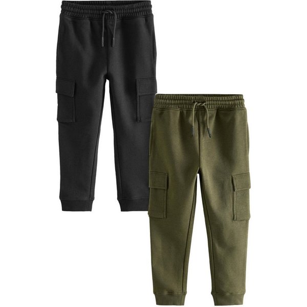 Next Jogginghose Slim Fit Cargo-Jogginghose, 2er Pack (2-tlg)