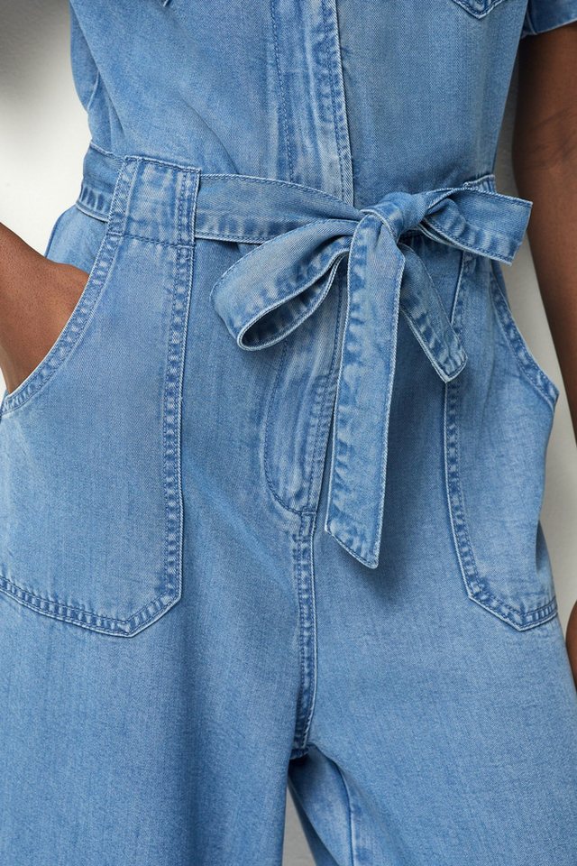 Next Jumpsuit Jumpsuit mit weitem Bein, Kurzgröße (1-tlg) – Bild 3 von 5