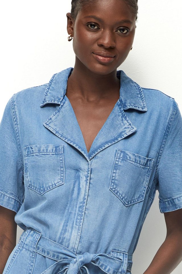 Next Jumpsuit Jumpsuit mit weitem Bein, Kurzgröße (1-tlg) – Bild 4 von 5