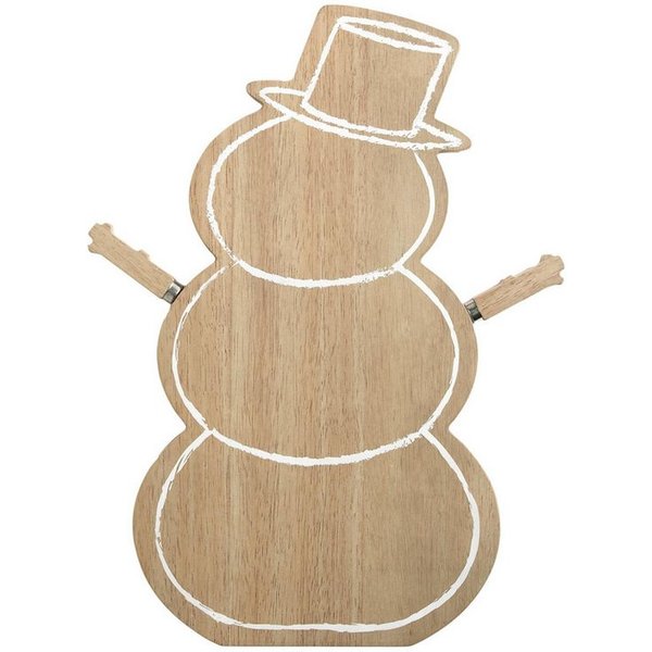 Next Käsebrett Käsebrett, weihnachtlicher Schneemann, Holz, (1-St)