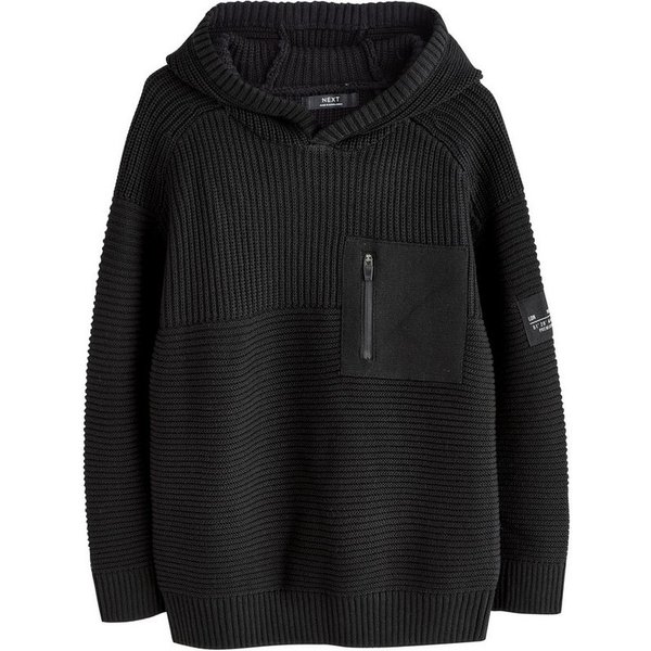Next Kapuzenpullover Gestricktes Utility-Kapuzensweatshirt (1-tlg)