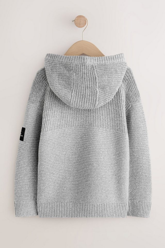 Next Kapuzenpullover Gestricktes Utility-Kapuzensweatshirt (1-tlg) – Bild 2 von 5