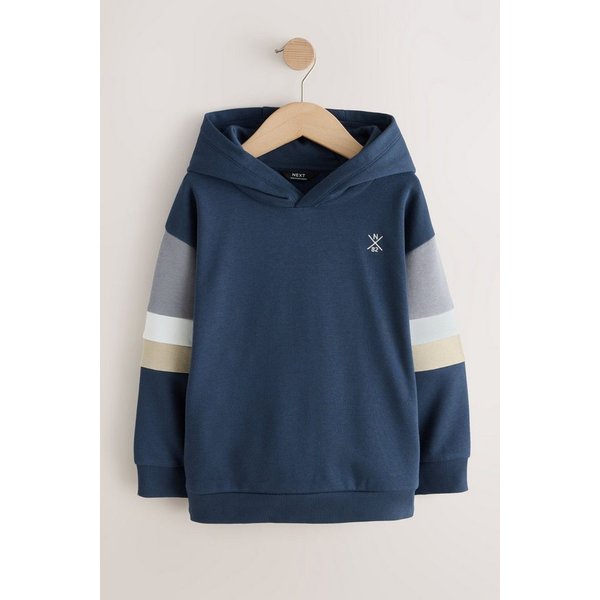 Next Kapuzenpullover Hoodie mit Farbblockdesign (1-tlg)