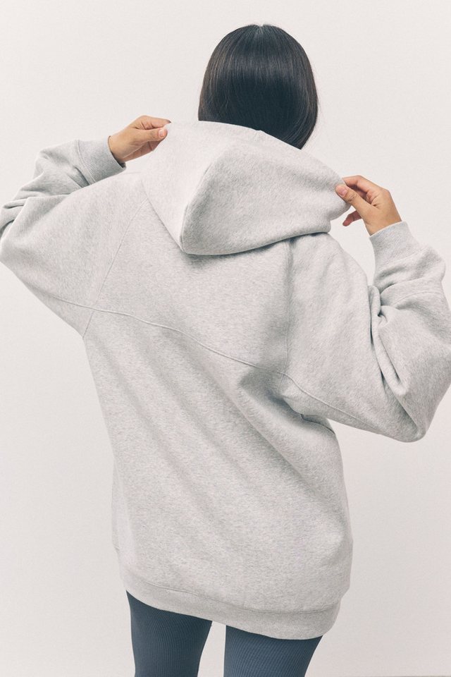 Next Kapuzenpullover Langes Oversized Relaxed Fit Hoodie mit Ziernähten (1-tlg) – Bild 2 von 5