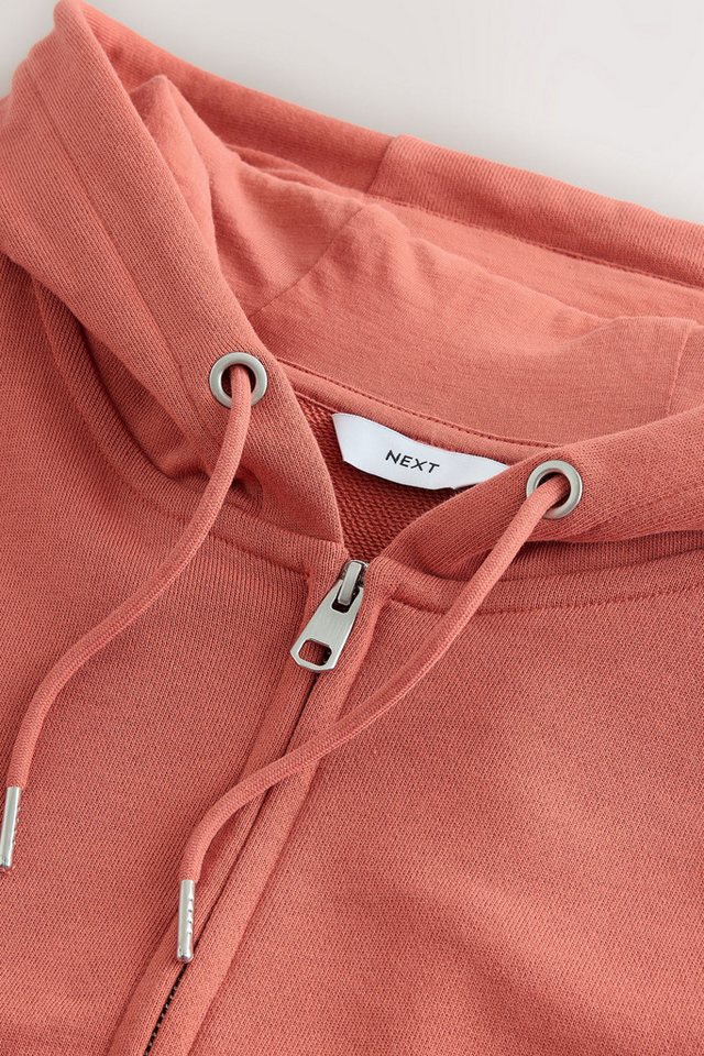 Next Kapuzenpullover Leichte Jersey-Kapuzenjacke mit Reißverschluss (1-tlg) – Bild 4 von 5