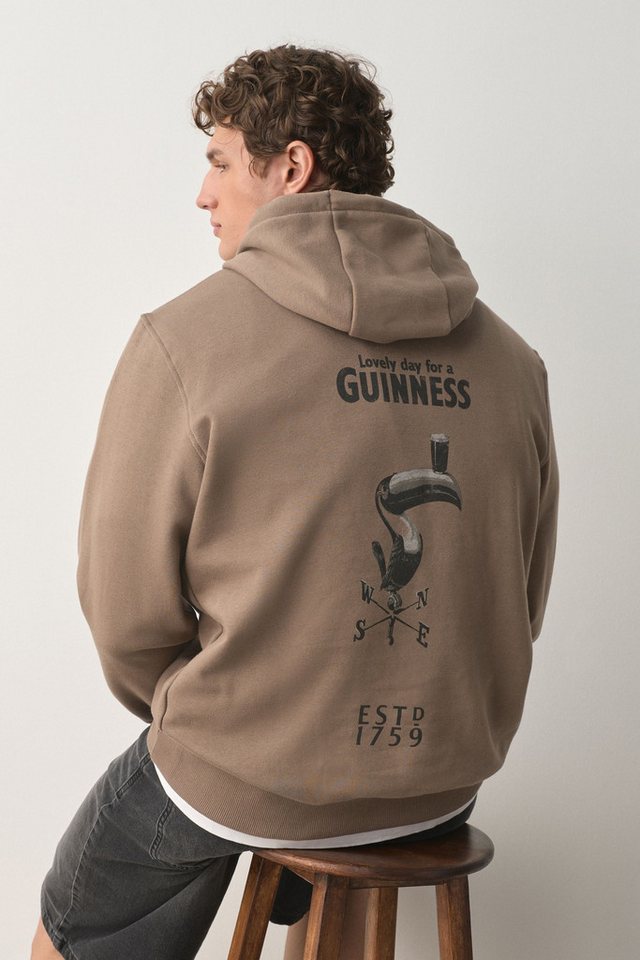 Next Kapuzenpullover Lizenziertes Kapuzensweatshirt mit Guiness-Grafik (1-tlg) – Bild 2 von 5