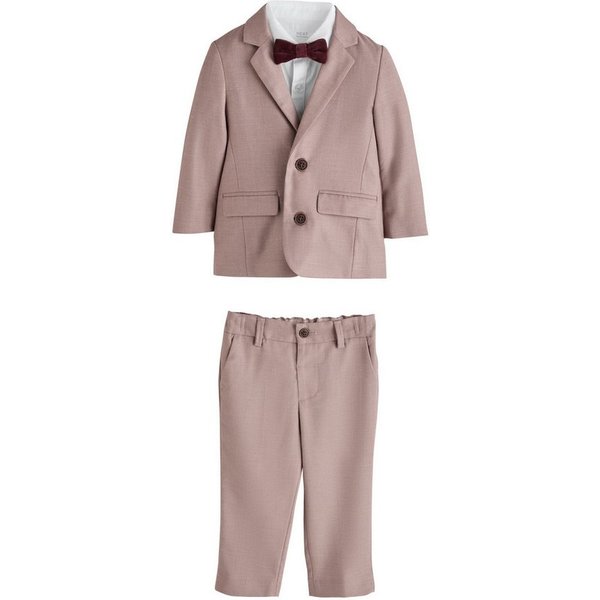 Next Kinderanzug Jacke, Hemd, Hose und Fliege aus Samt im Set (4-tlg)