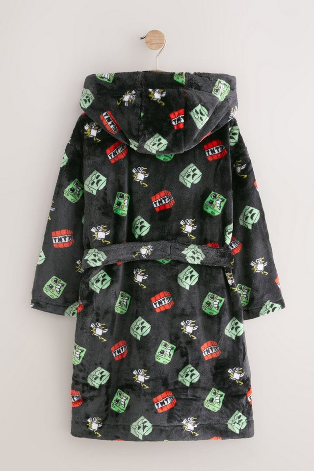 Next Kinderbademantel Fleece-Morgenmantel, Minecraft, Polyester (recycelt), Polyester – Bild 2 von 5
