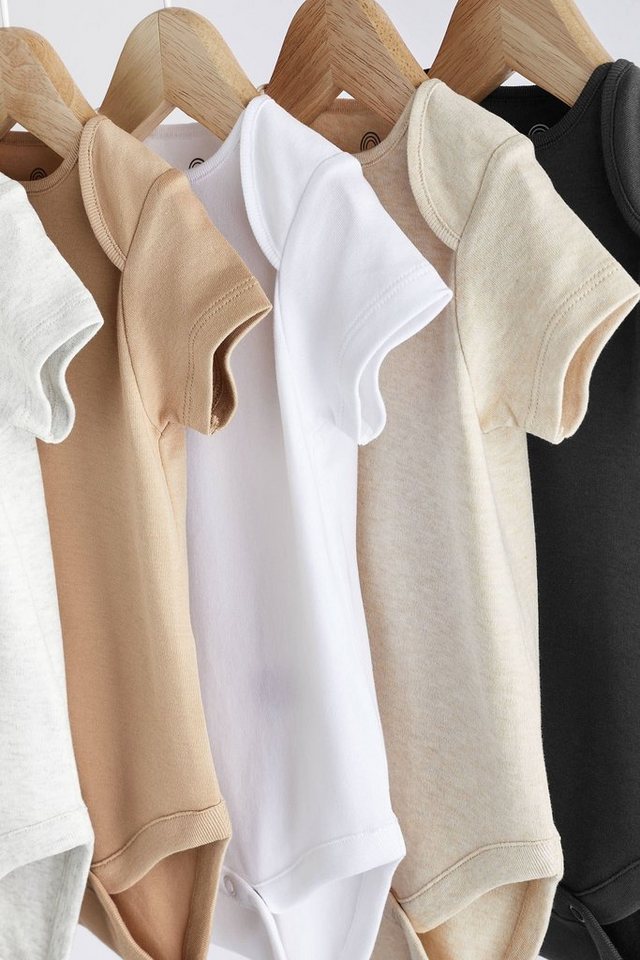 Next Kurzarmbody 5er-Pack Essential Baby-Bodysuits mit kurzem Arm (5-tlg) – Bild 5 von 5