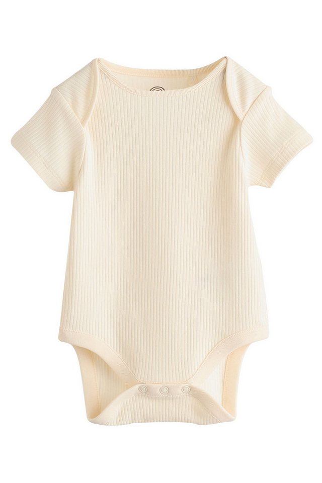 Next Kurzarmbody Kurzärmelige Strampler, 5er-Pack (5-tlg) – Bild 3 von 5