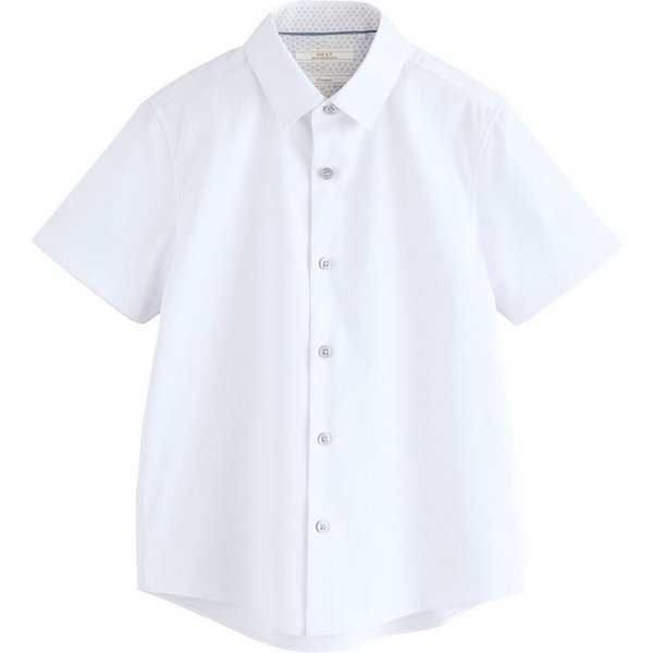 Next Kurzarmhemd Elegantes, einfarbiges Kurzarmhemd (1-tlg)