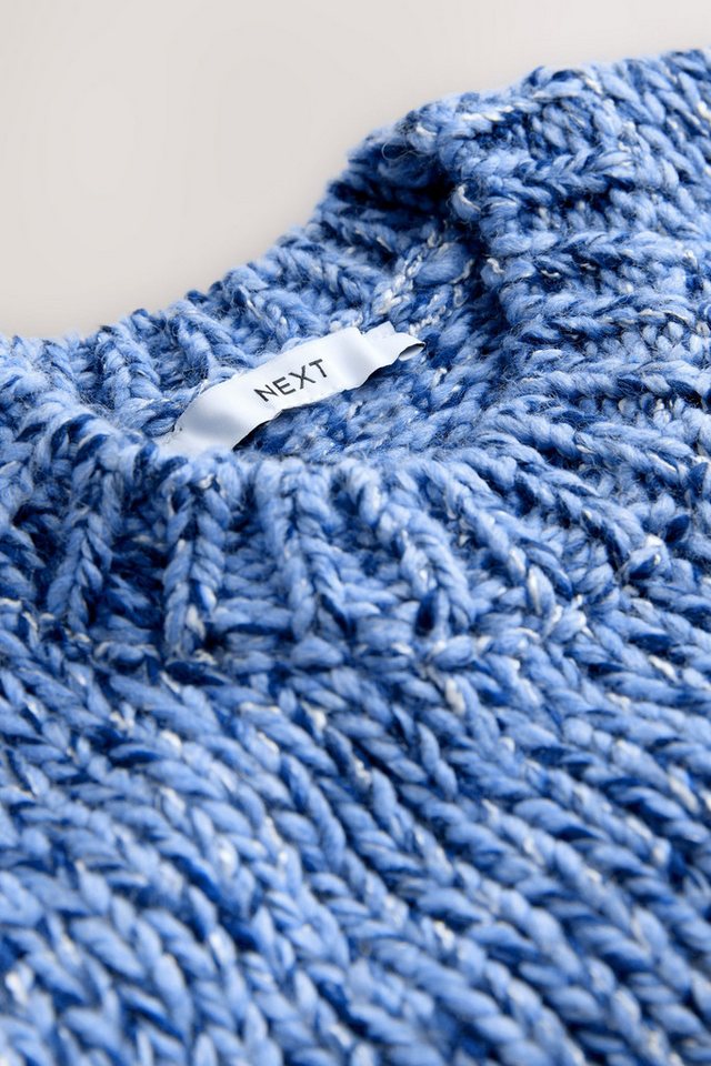 Next Kurzarmpullover Twist-Strick T-Shirt mit halblangen Ärmeln (1-tlg) – Bild 4 von 5