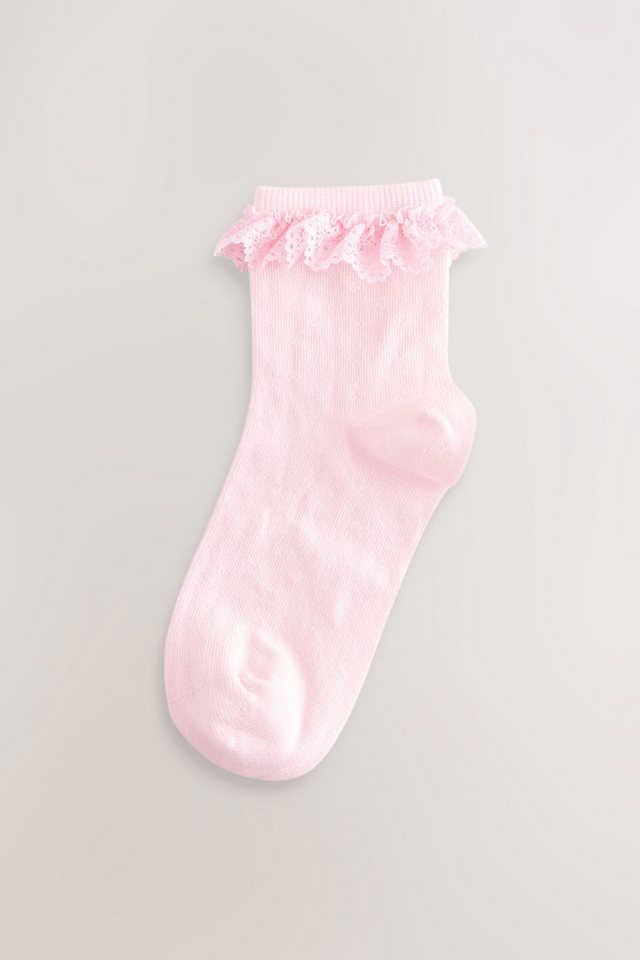 Next Kurzsocken 2er-Pack Söcken mit Rüschen und Baumwollanteil (2-Paar) – Bild 2 von 4