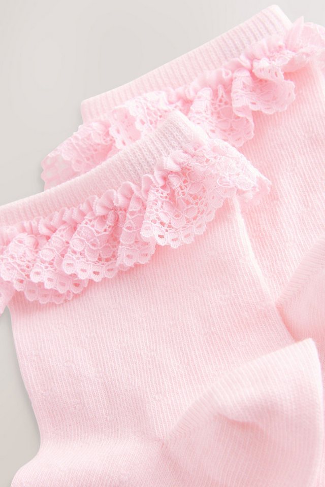 Next Kurzsocken 2er-Pack Söcken mit Rüschen und Baumwollanteil (2-Paar) – Bild 4 von 4