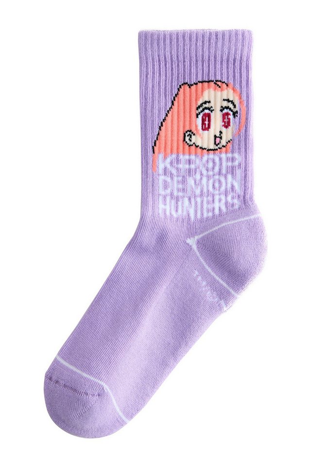 Next Kurzsocken 3er-Pack gerippte Söckchen, KPOP Demon Hunters (3-Paar) – Bild 2 von 5