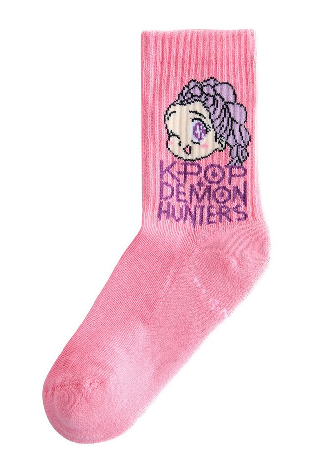 Next Kurzsocken 3er-Pack gerippte Söckchen, KPOP Demon Hunters (3-Paar) – Bild 5 von 5