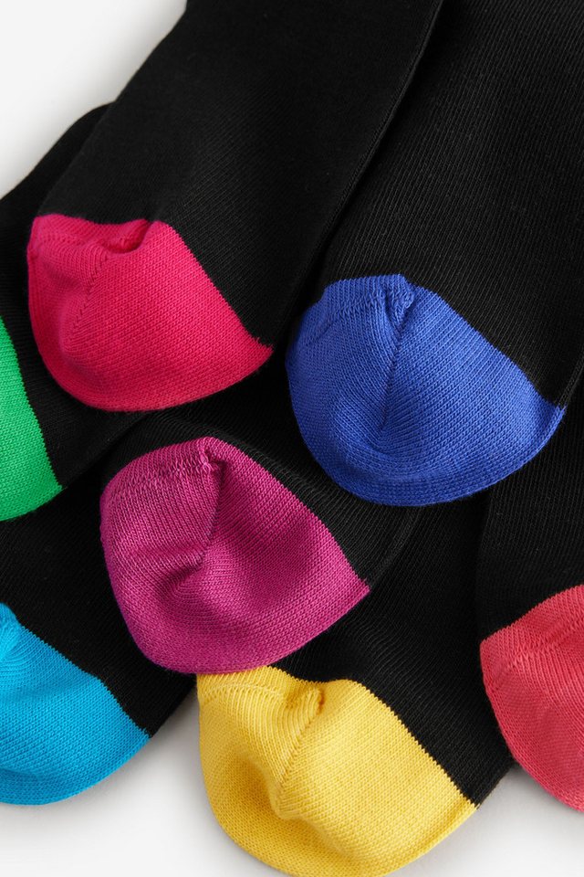 Next Kurzsocken Gemusterte Socken mit Baumwolle, 7er-Pack (7-Paar) – Bild 2 von 5