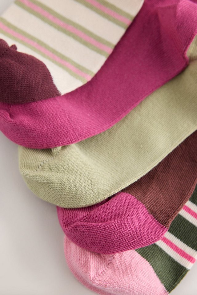 Next Kurzsocken Söckchen, Streifen, Sterne & Animal, 5er-Pack (5-Paar) – Bild 2 von 5