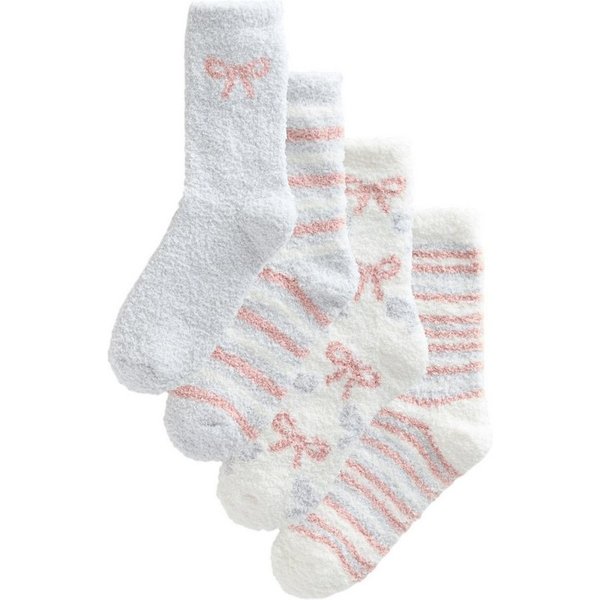Next Kuschelsocken Kuschelige Söckchen, 4er-Pack (4-Paar)