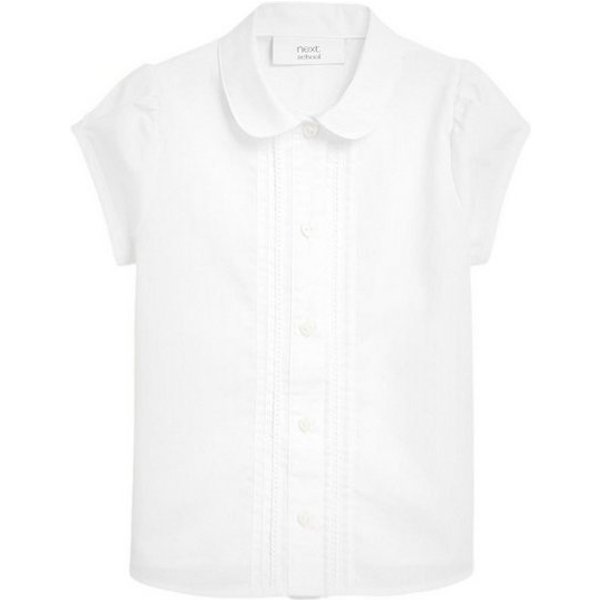 Next Langarmbluse Bluse mit Puffärmeln und Spitzendetails (1-tlg)