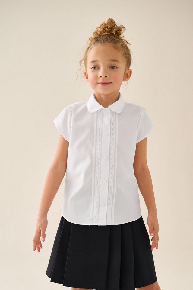 Next Langarmbluse Bluse mit Puffärmeln und Spitzendetails (1-tlg) – Bild 5 von 5
