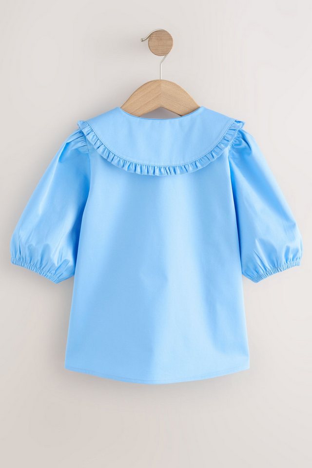 Next Langarmbluse Bluse mit Rüschenkragen und hohem Baumwollanteil (1-tlg) – Bild 2 von 5