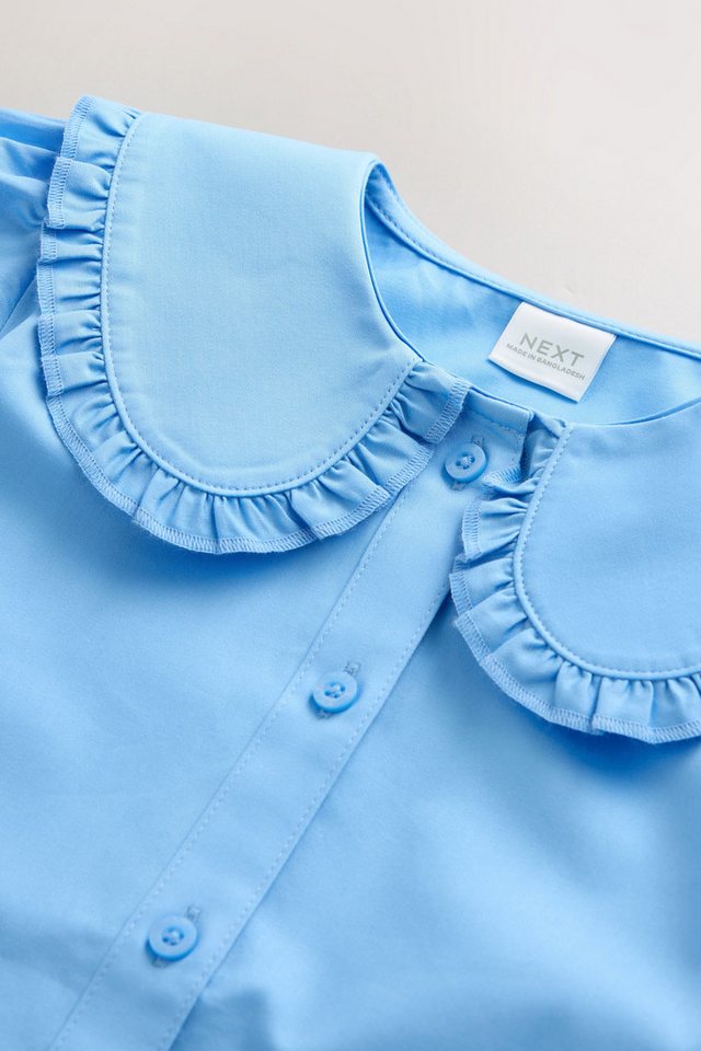Next Langarmbluse Bluse mit Rüschenkragen und hohem Baumwollanteil (1-tlg) – Bild 4 von 5