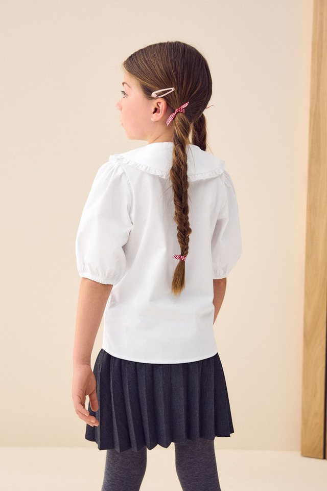 Next Langarmbluse Bluse mit Rüschenkragen und hohem Baumwollanteil (1-tlg) – Bild 2 von 5